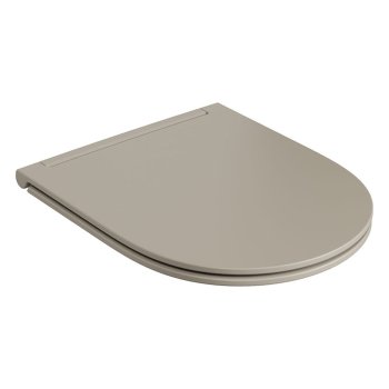 Capac WC Scarabeo SLIM (SKINNY, MOON, GLAM), închidere lentă (soft close), Sand mat